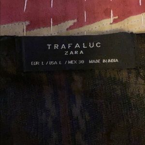 Zara Bead Embellished Psychedelic Zip Up Jacket